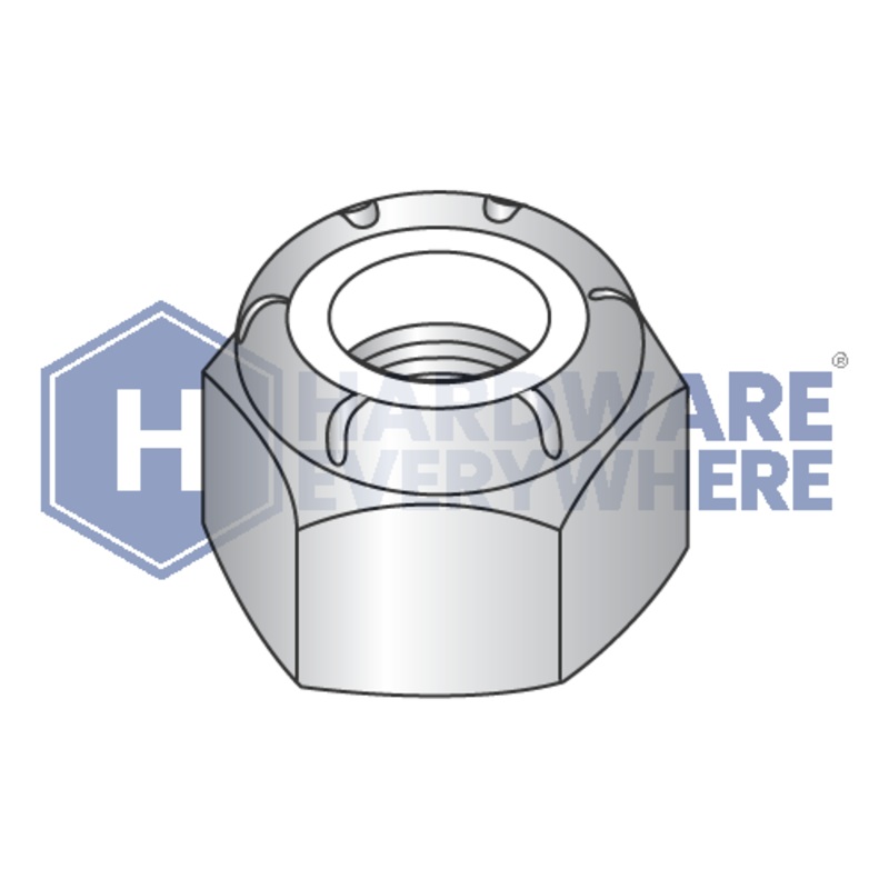 1/2-13 NYLON INSERT LOCK NUTS / 316 Stainless / Plain