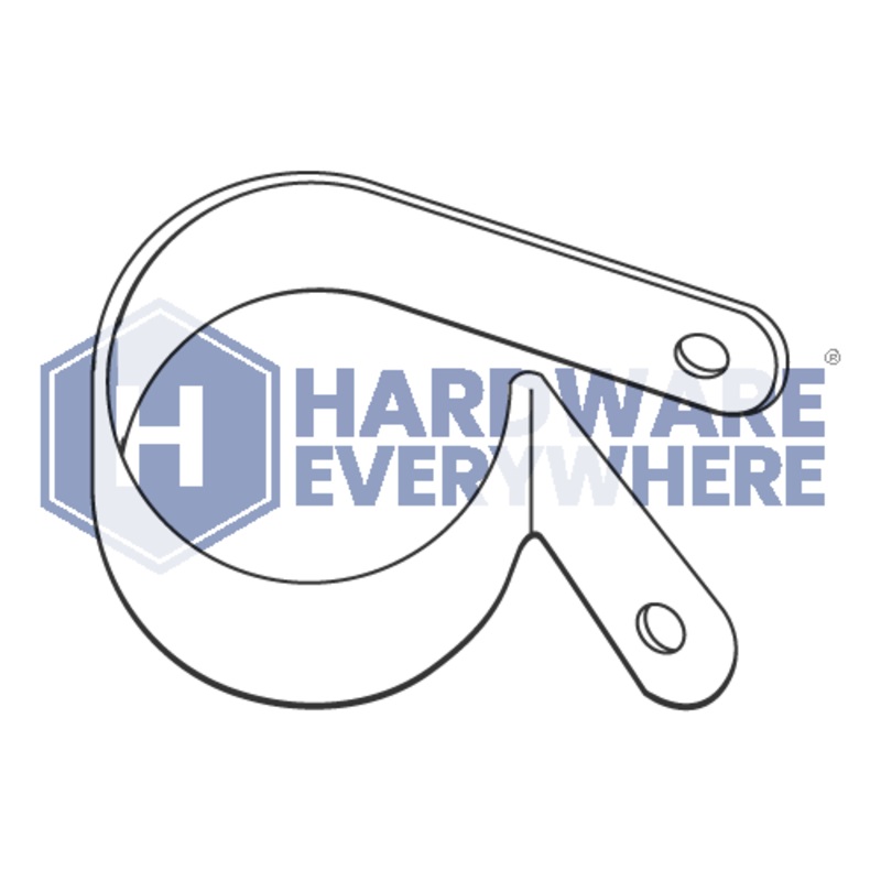 1/4 x .167 NYLON CABLE CLAMPS / Nylon / Natural White FUL163378749016