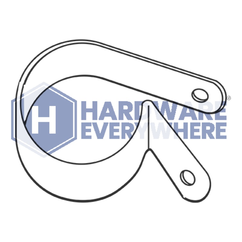 3/16 x .140 NYLON CABLE CLAMPS / Nylon / Natural White