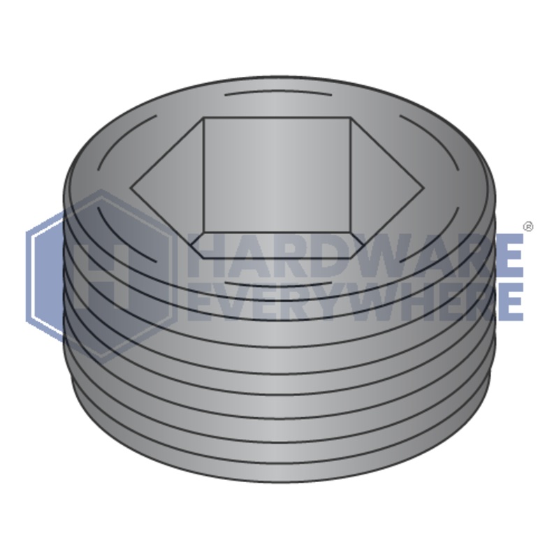 3/4 SOCKET PIPE PLUGS / Steel / Plain