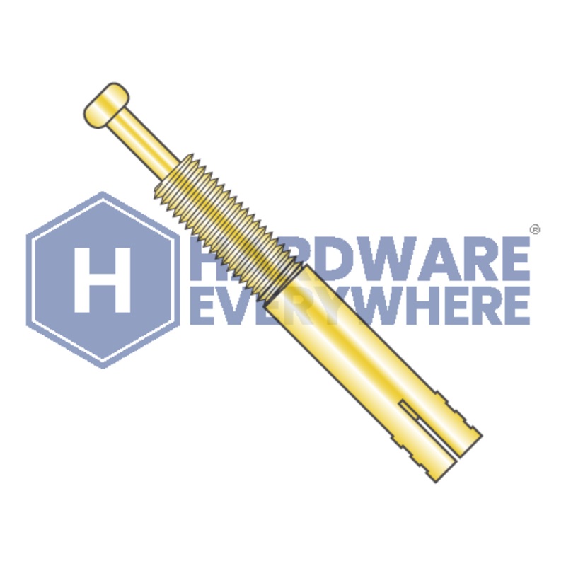 3/4 x 5 EXPANSION PIN ANCHORS / Steel / Zinc Yellow