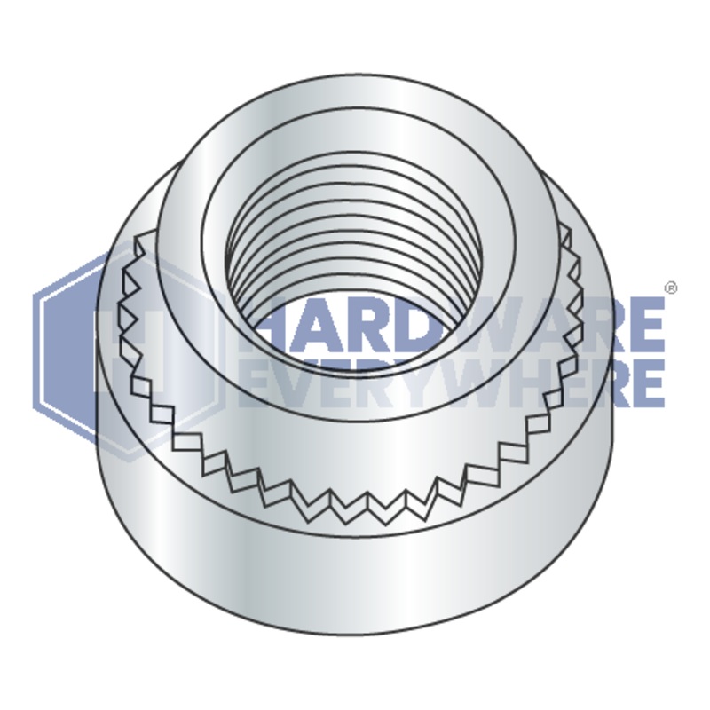 3/8-16-1 SELF CLINCHING NUTS / Steel / Zinc