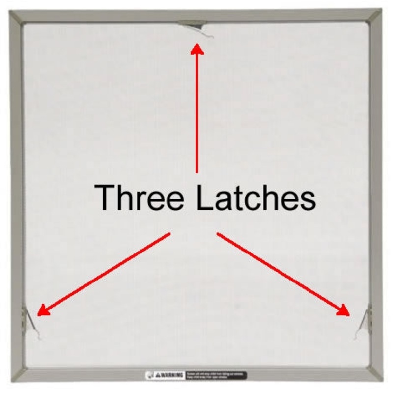 Andersen A2 Awning Screen in Stone Color (1995 to Present)