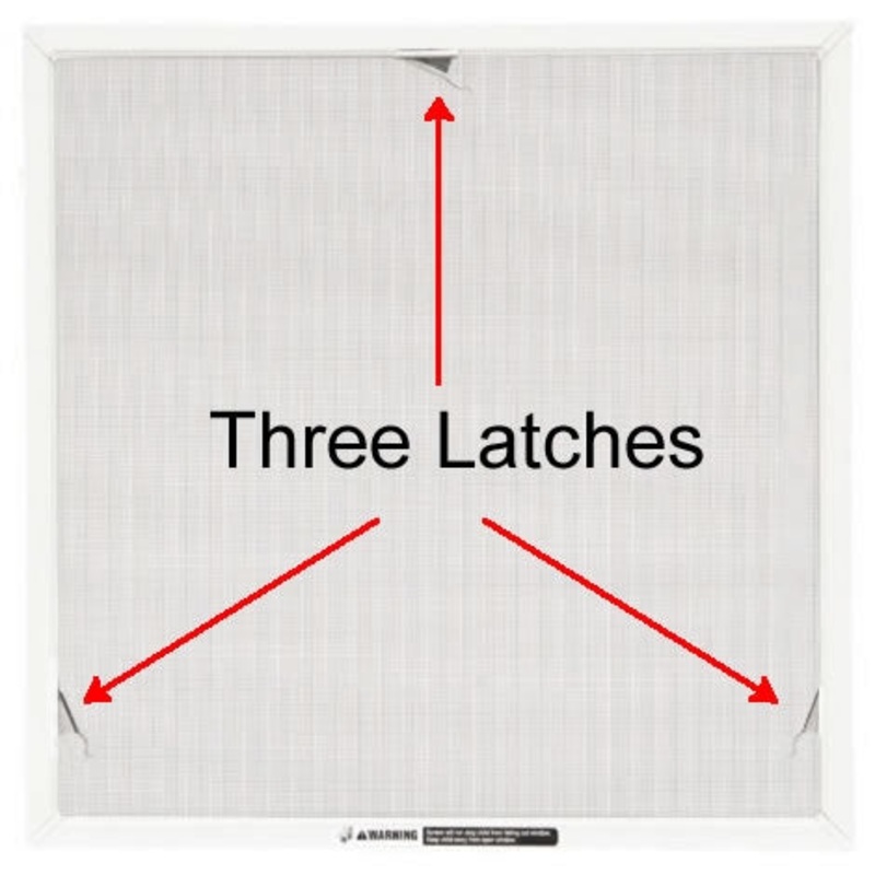 Andersen AR55 Awning Screen in White Color (1995 to Present)