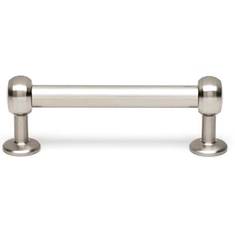 Creations A1175-3-SN Cabinet Pull, 3-3/4 in L Handle, 1-3/8 in Projection, Brass, Satin Nickel
