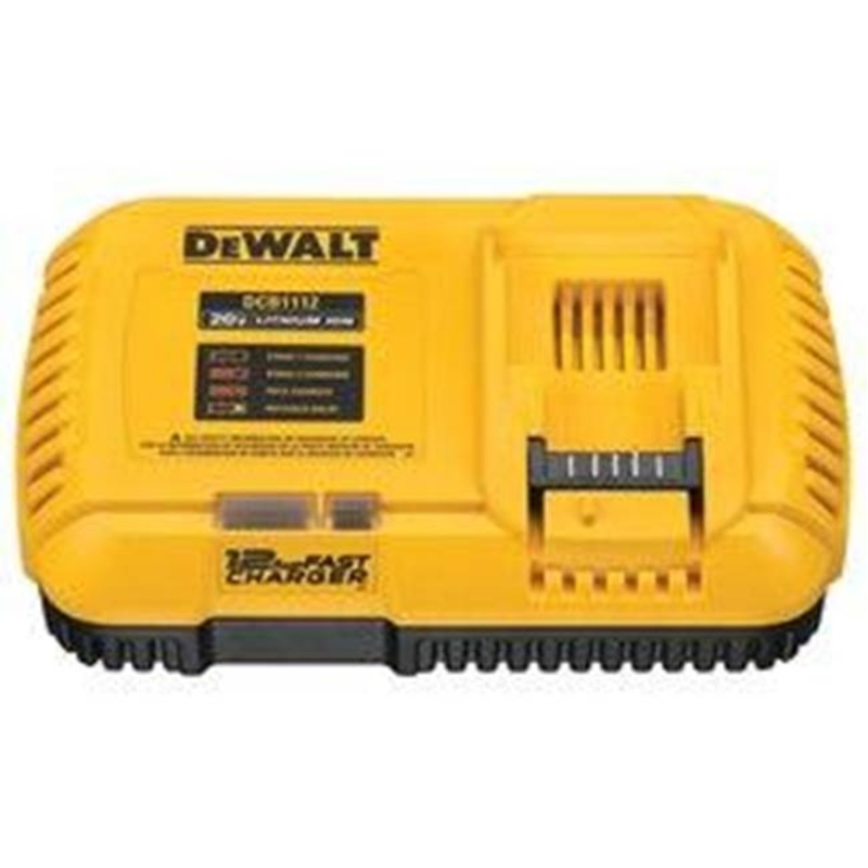 DeWALT DCB1112 Fast Charger, 20 V, Lithium-Ion Battery Chemistry