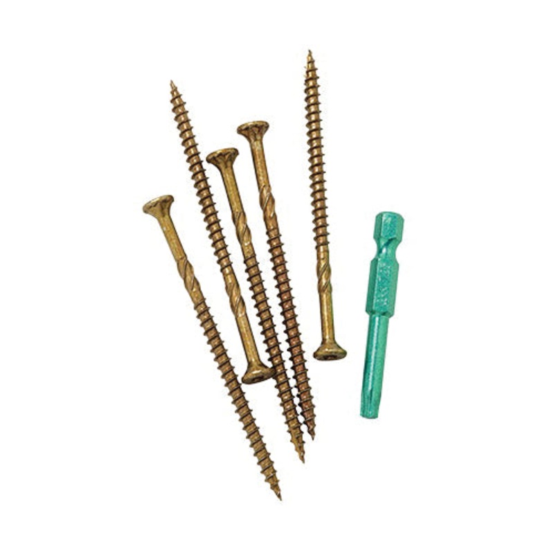 GRK FASTENERS R4 103099 Multi-Purpose Framing Screw, #9 Thread, CEE Thread, Star Drive, T25 Drive, 2 in OAL, Steel