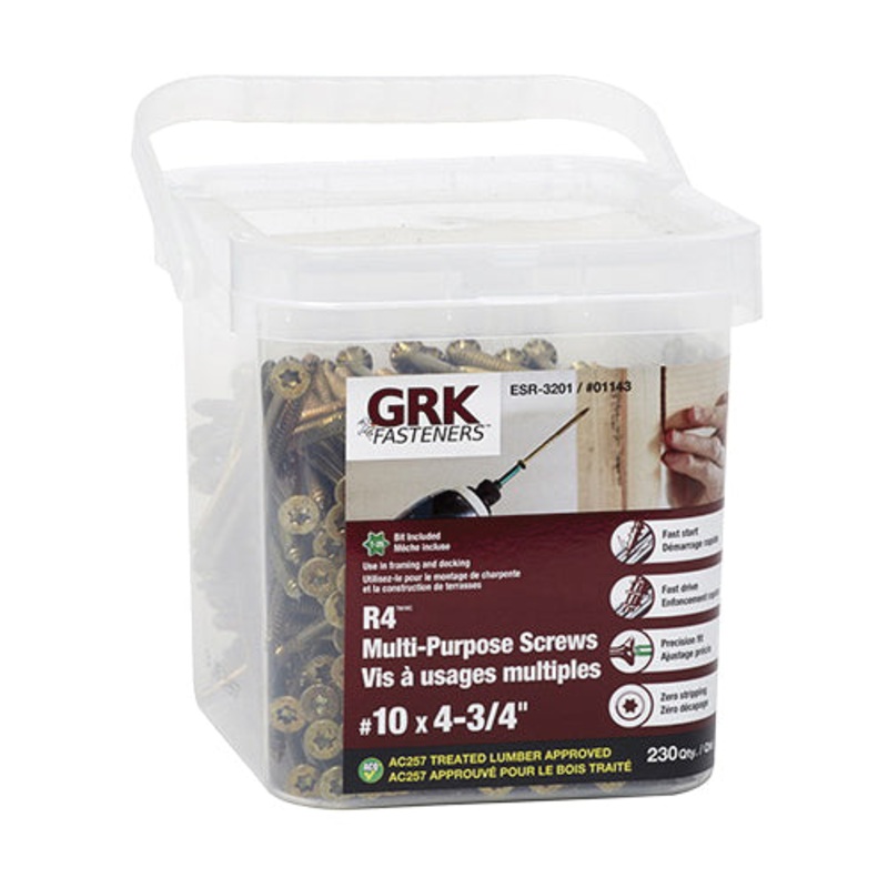GRK FASTENERS R4 103101 Multi-Purpose Framing Screw