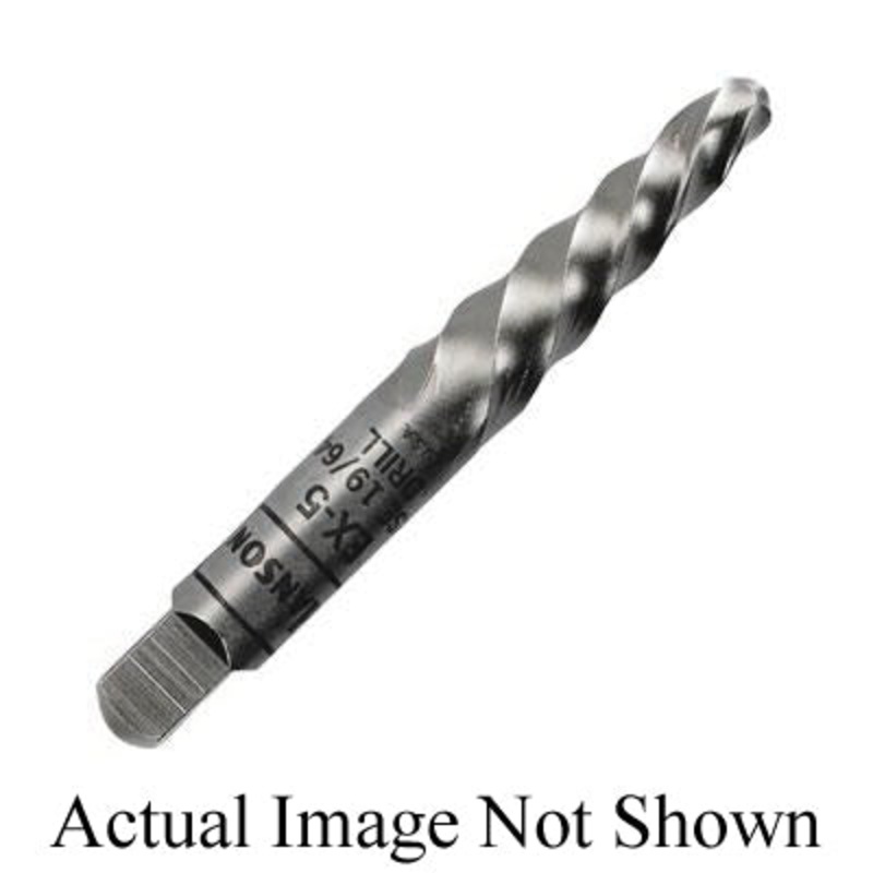 IRWIN HANSON 53402 Screw Extractor, 7/64 in Drive, For Fractional Screw Size: 5/32 to 7/32 in