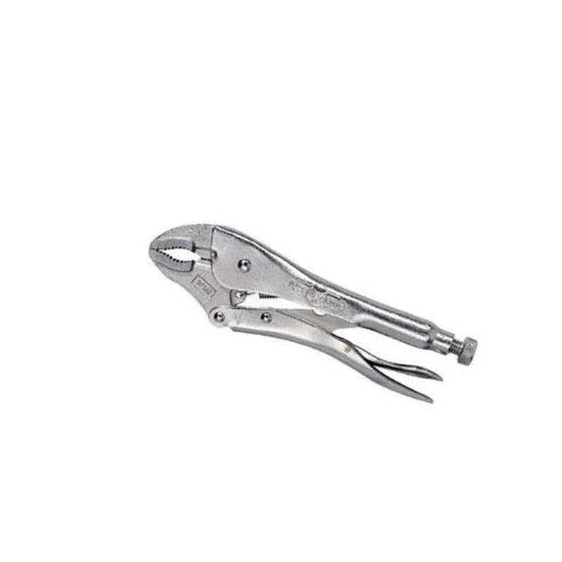 IRWIN VISE-GRIP The Original 1002L3 Locking Plier, 4 in OAL, 1/4 in W Jaw, Curved Jaw