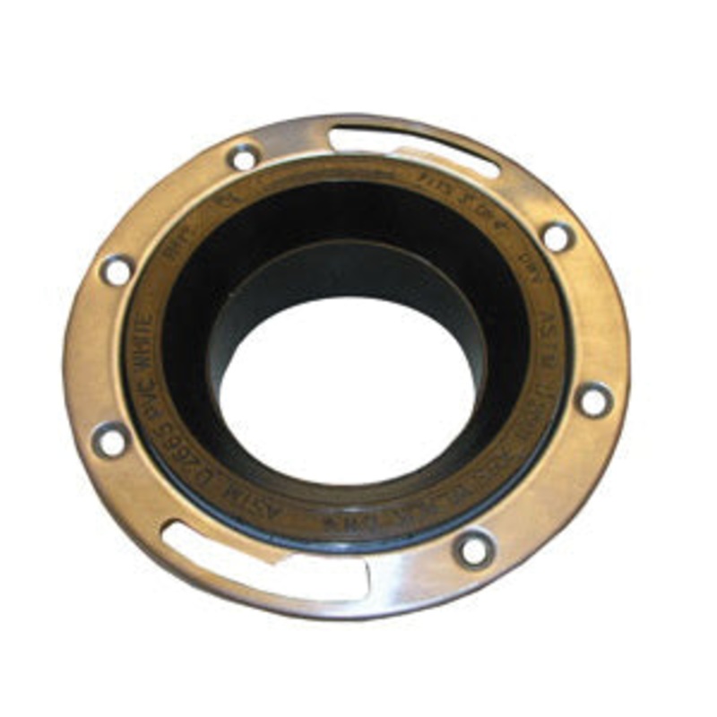 LASCO 25-3614-1 Adjustable Closet Flange, 4 in Pipe, 3 in L