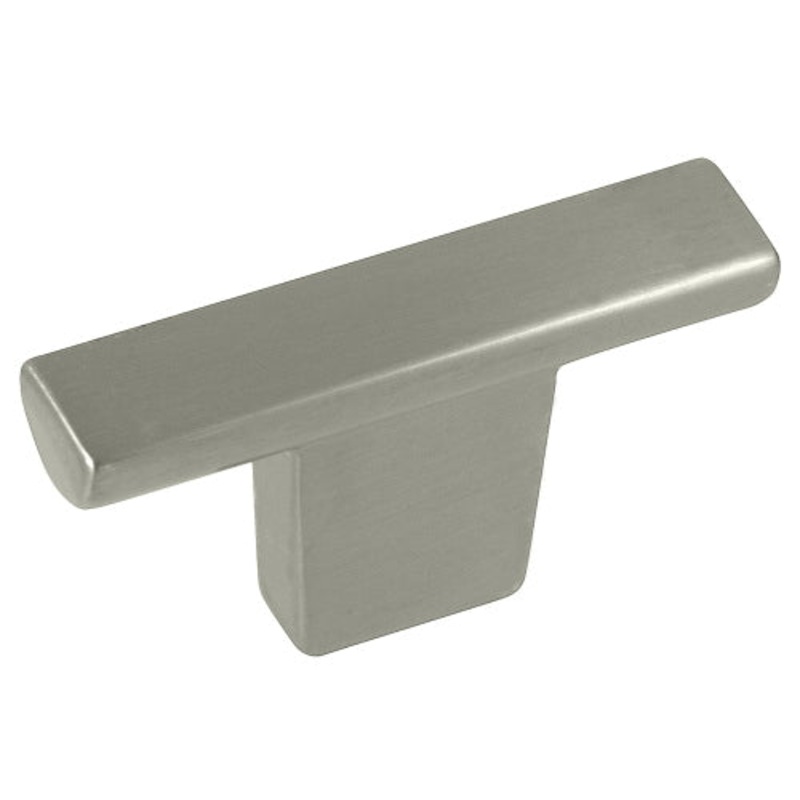 Laurey Cosmopolitan Series 72928 T-Knob, 52 mm L, Satin Nickel