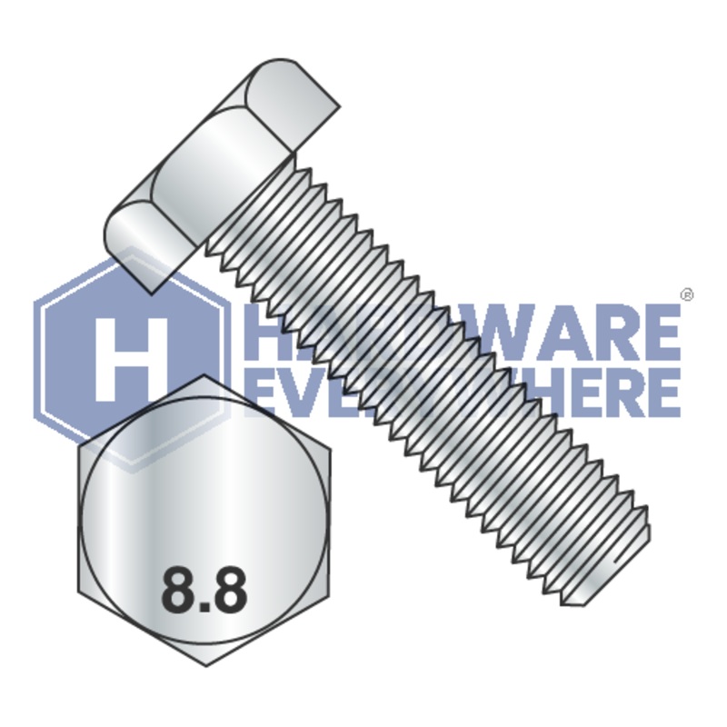 M10 x 40 METRIC HEX CAP SCREWS / Grade 8.8 / Zinc FUL163378757059