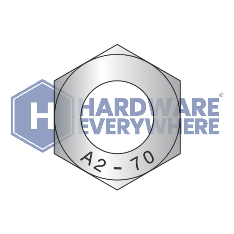 M3.5-0.6 METRIC HEX NUTS / A2 Stainless / Plain