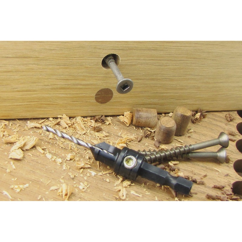 Make it Snappy Tools 43008 Drill Bit Countersink, 1/8 in Drill Bit, 82 deg Countersink, Hex Shank, High Speed Steel