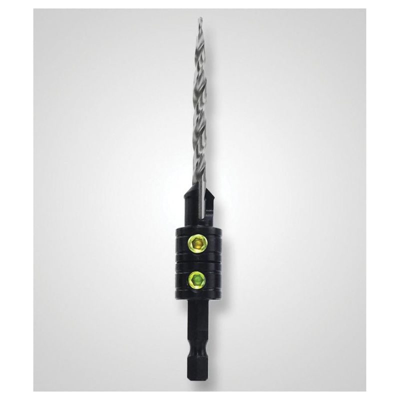 Make it Snappy Tools 44008 Drill Bit Countersink, 11/64 in Drill Bit, 82 deg Countersink, Hex Shank, High Speed Steel