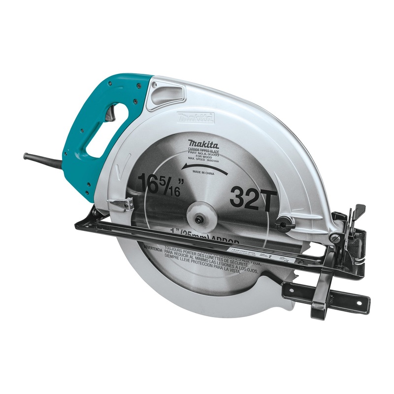 Makita 5402NA Circular Saw, Tool/Kit: Tool, 16-5/16 in Dia Blade, 4-3/16 in, 6-3/16 in D Cutting, 120 VAC, 1800 W