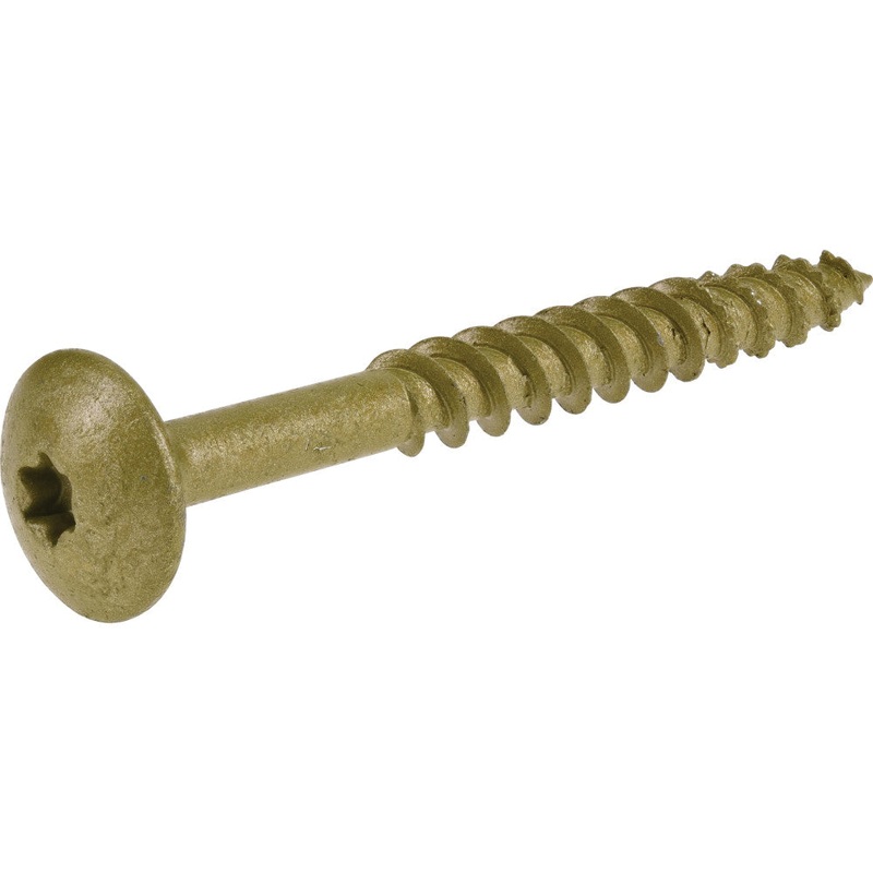 PowerPro 47869 Exterior Construction Lag Screw, Carbon Steel, Epoxy-Coated, 3 in OAL