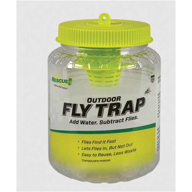RESCUE! FTR-DT12 Reusable Fly Trap, Powder, Attracts: Nuisance or Filth Flies, 12, Pack