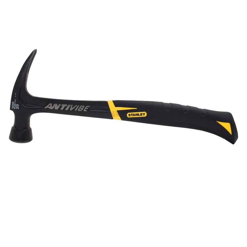 STANLEY FATMAX 51-165 Hammer, 20 oz Head, 1-9/32 in Dia Face, 5-3/4 in L Head, High Carbon Steel Head, Steel Handle