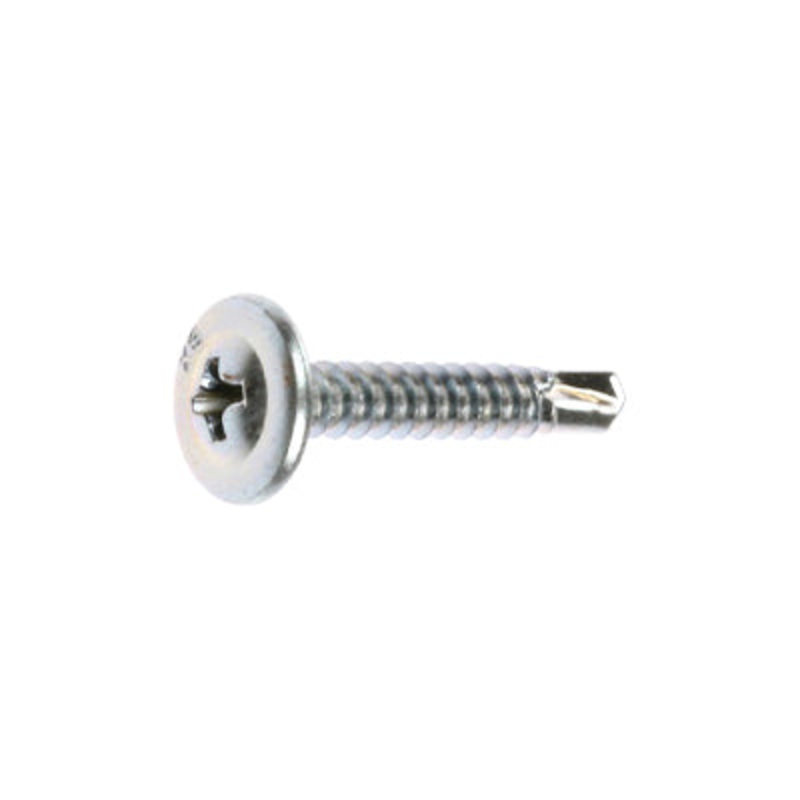 Teks 21520 Lath Screw, #8 Thread, 1/2 in OAL, Modified Truss Head, Climacoat-Coated/Zinc-Plated