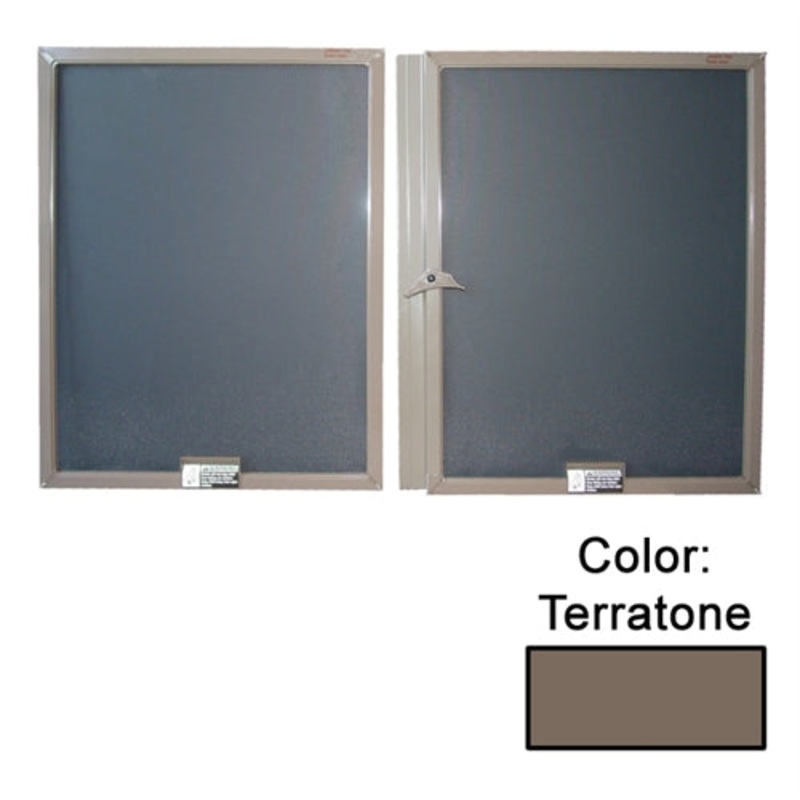 Andersen G64 400 Series Gliding Window Full 2 Piece Truscene Screen in Terratone
