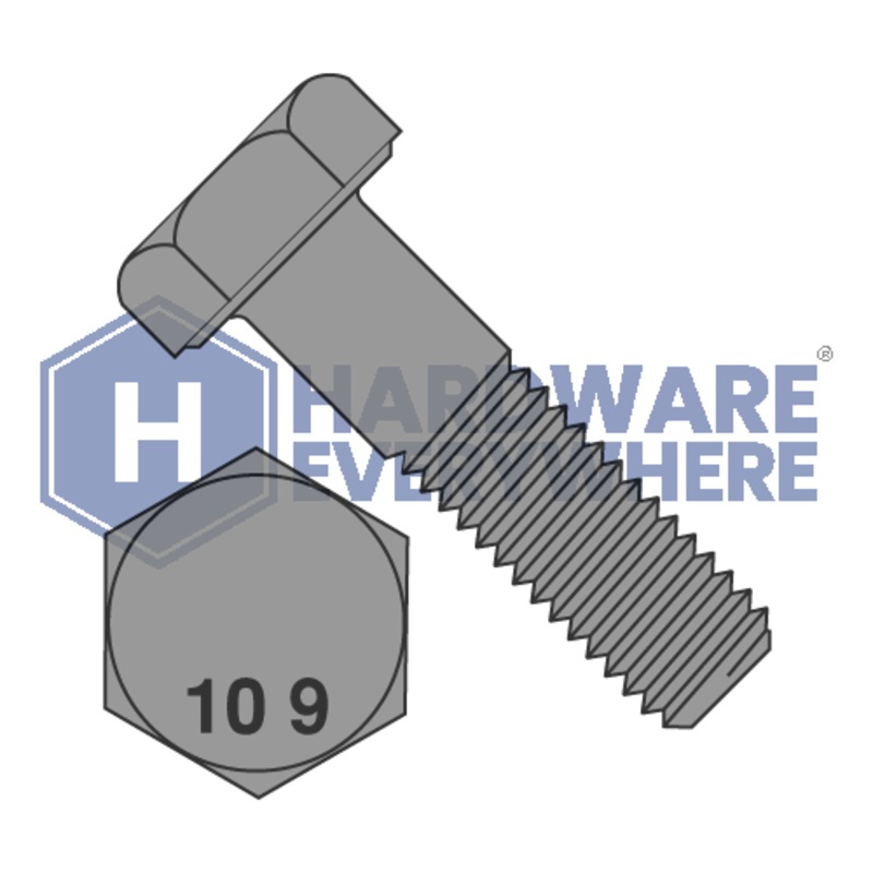 M12 x 35 METRIC HEX CAP SCREWS / Grade 10.9 / Plain