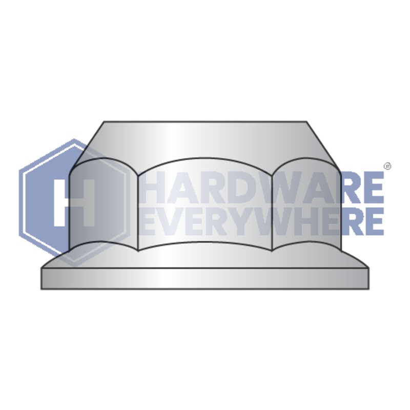 M5-0.8 METRIC FLANGE NUTS / NON SERRATED / A4 Stainless / Plain