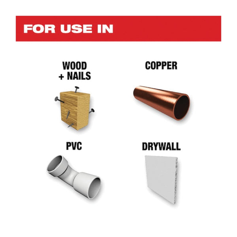 Milwaukee OPEN-LOK 49-25-1261 Oscillating Multi-Tool Blade, Cut-Away, Universal Fit Blade, 2.2 in L Blade, 1-Piece