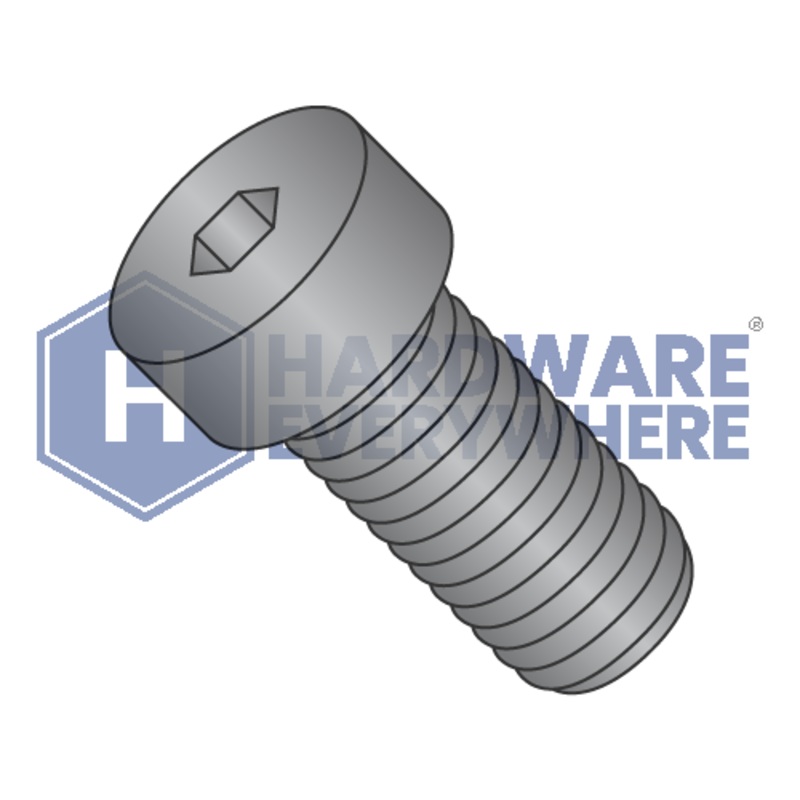 1/4-20 x 1 LOW PROFILE SOCKET CAP SCREWS / Low Profile Cap / Steel / Black Oxide