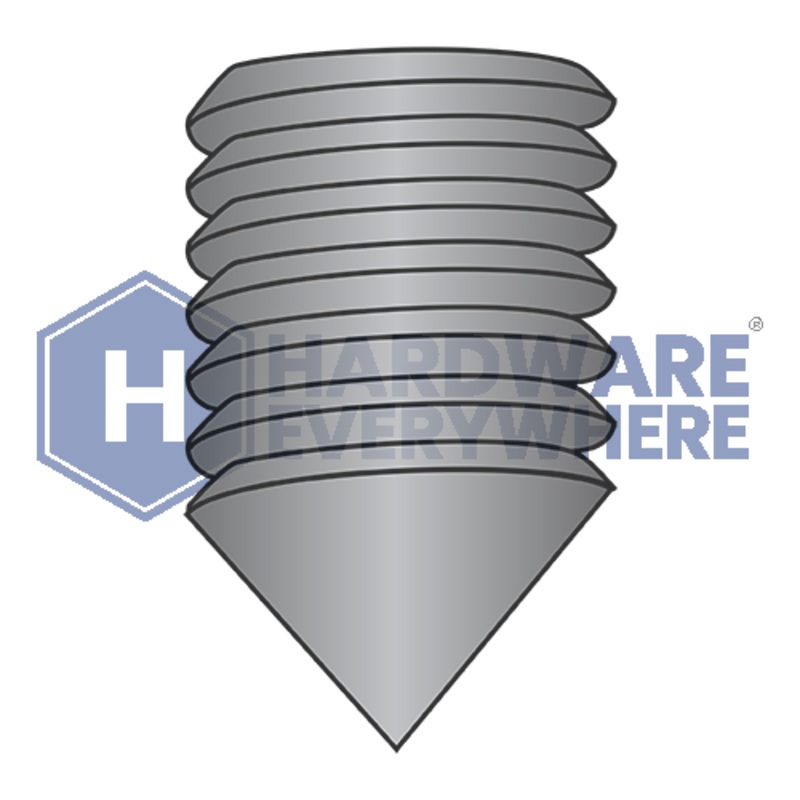 10-24 x 1/2 SOCKET SET SCREWS / 18-8 Stainless / Plain