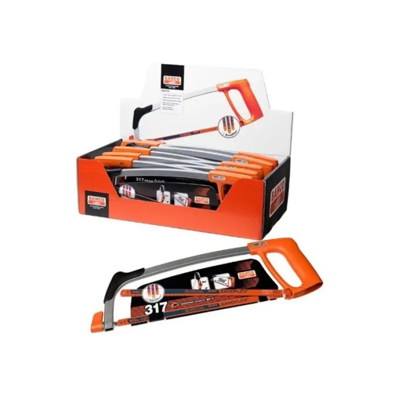 Bahco 317-10P-DISP-PROM Hacksaw Frame & Blade Display of 10