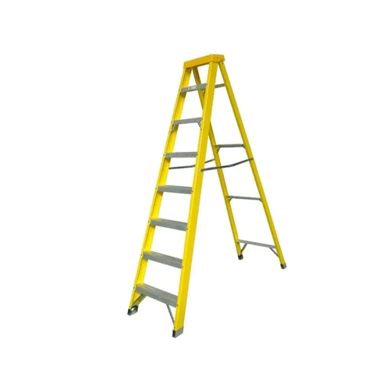 Zarges Fibreglass Swingback Steps Open, 2.71m Closed 2.98m 10 Rungs