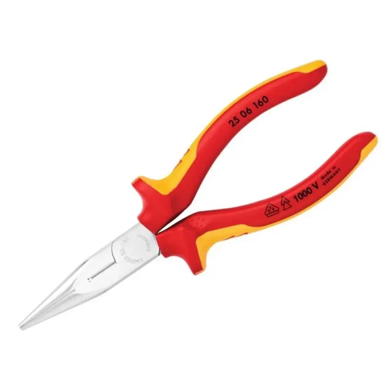 Knipex VDE Snipe Nose Side Cutting Pliers (Radio) 160mm