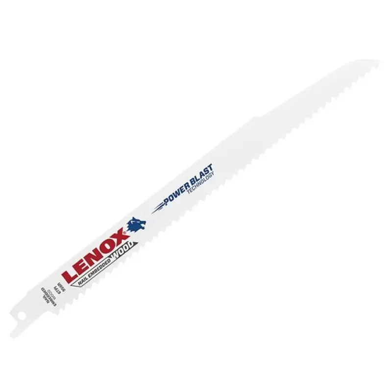 LENOX 20582-956R Wood Cutting Reciprocating Saw Blades 230mm 6 TPI (Pack 5)