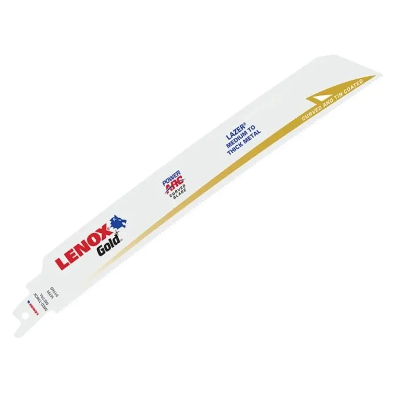LENOX 9114GR Gold Extreme Reciprocating Saw Blades 229mm 14 TPI (Pack 5)