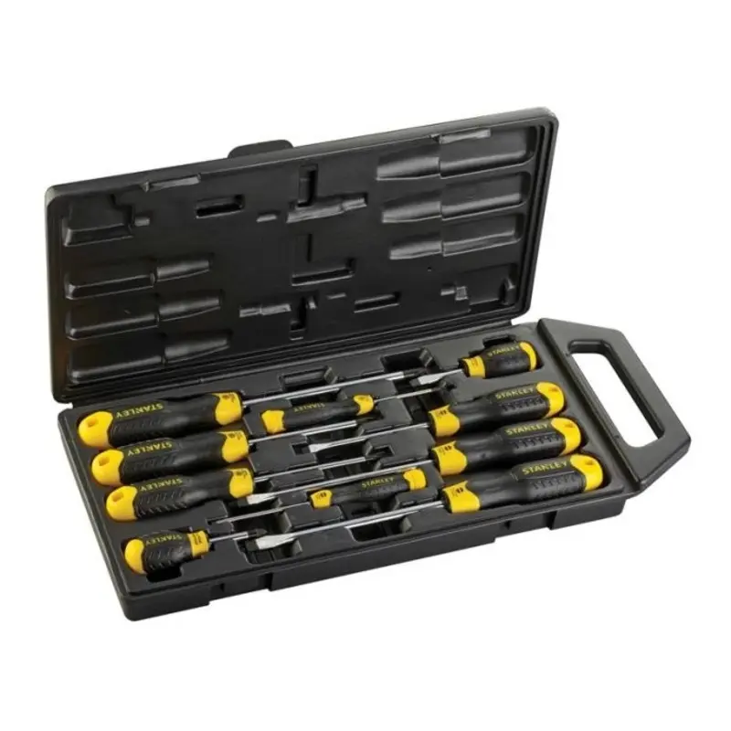STANLEY CUSHION GRIP Screwdriver Pozidriv Parallel Screwdriver Set (10 pc.) 2-65-014