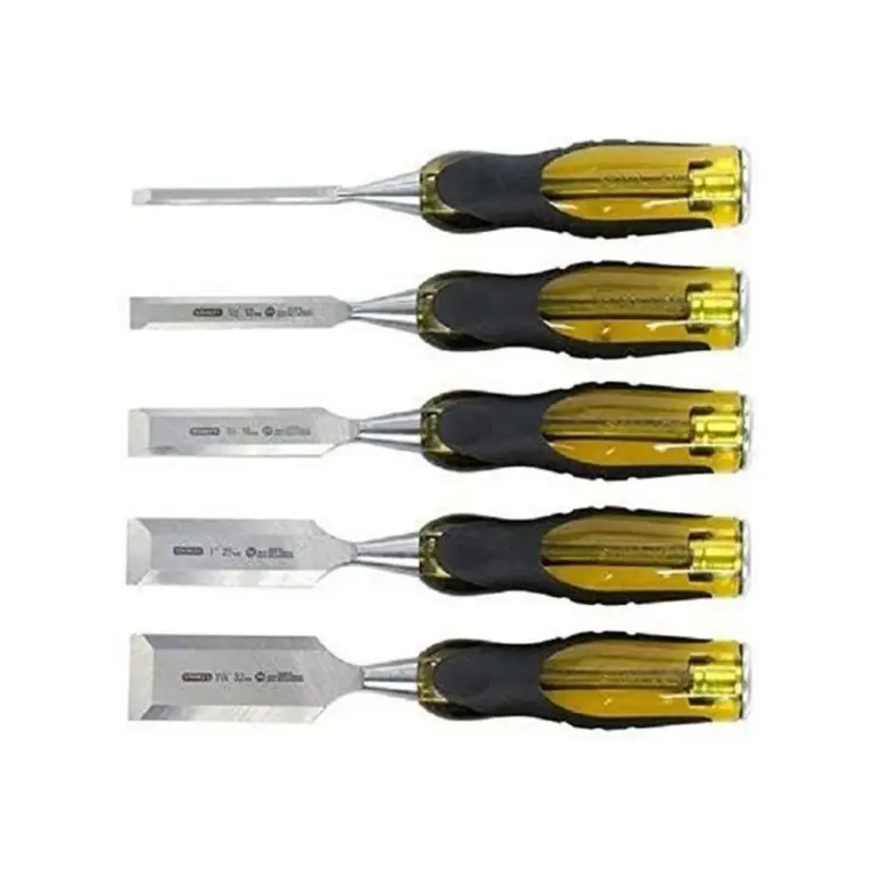 STANLEY FATMAX Thru Tang Wood Chisel 5Pc. Set - 6,10,15,20,25Mm 2-16-269