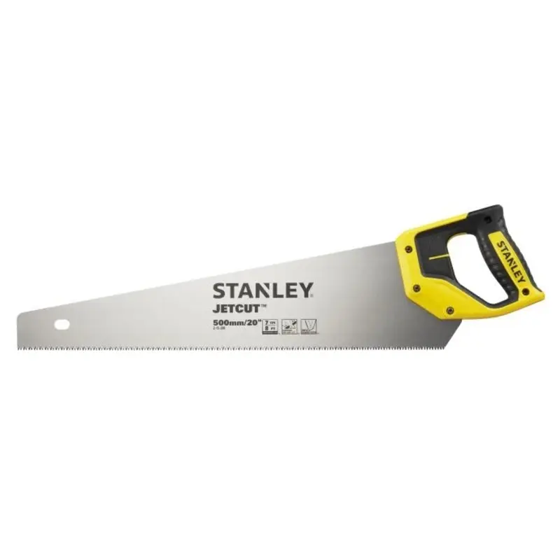 STANLEY JETCUT 20in. (500mm) 7 TPI Hand Saw 2-15-288