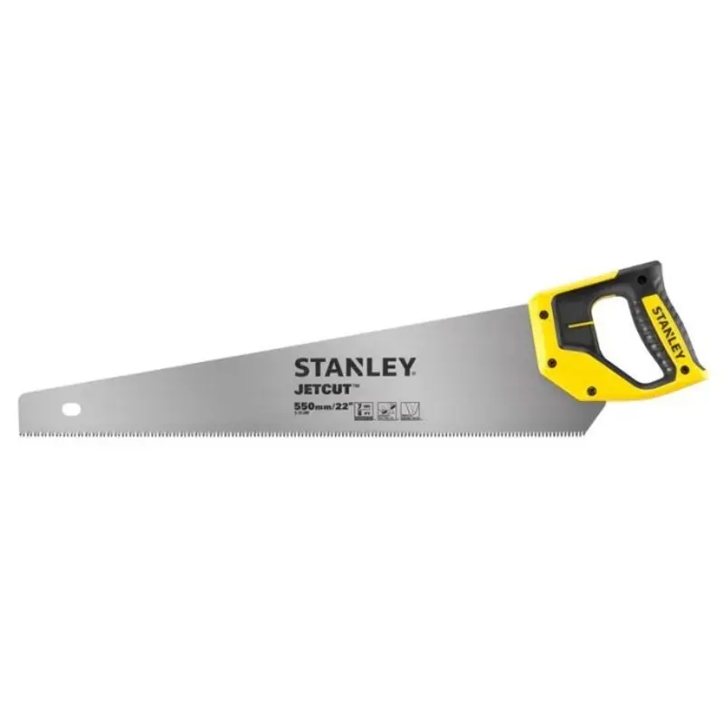 STANLEY JETCUT 22 in. (550mm) 7 TPI Hand Saw 2-15-289