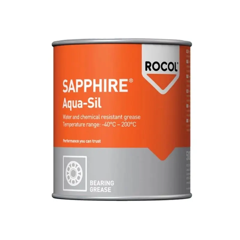 ROCOL SAPPHIRE Aqua-Sil Bearing Grease Tin 500g