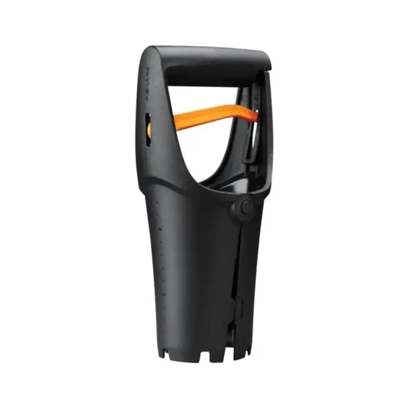 Fiskars FSK1057079 Solid Flower Bulb Seedling Planter, Plastic, Black/Orange
