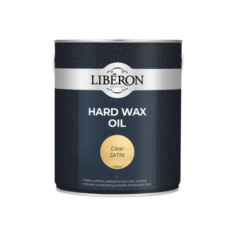 Liberon Hard Wax Oil Clear Satin 2.5 litre