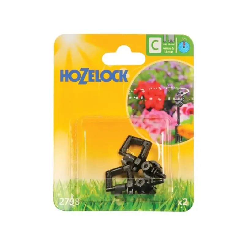 Hozelock 2798 Adjustable 360 Mini Sprinkler (Pack 2)