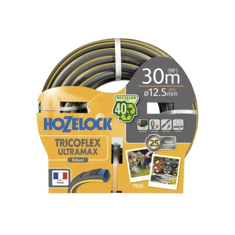 Hozelock 7930 Tricoflex Ultramax Anti-Crush Hose 30m