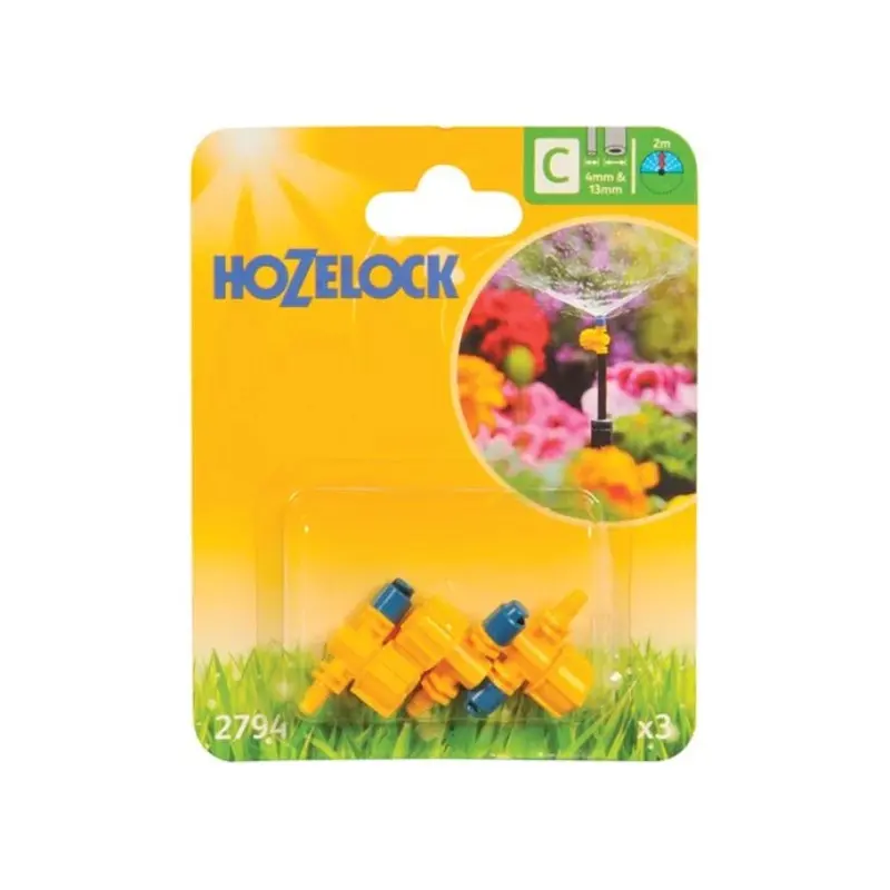 Hozelock 2794 Adjustable 180 Micro Spray Jet (Pack 3)