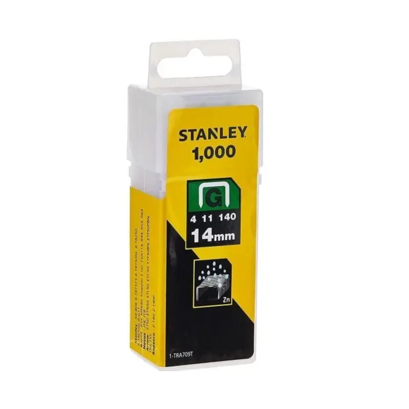 STANLEY 14mm Heavy-Duty Staples (1000 Pk) 1-TRA709T