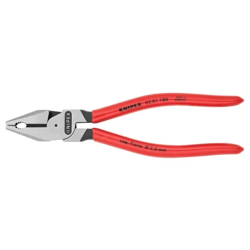 Knipex High Leverage Combination Pliers PVC Grip 180mm