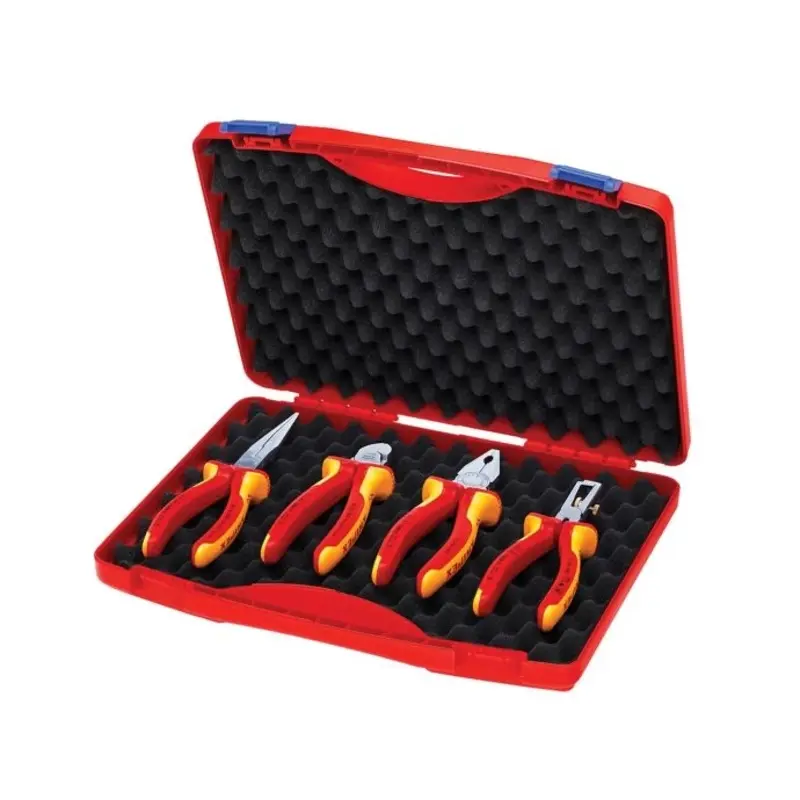 Knipex VDE Pliers Set in Case, 4 Piece