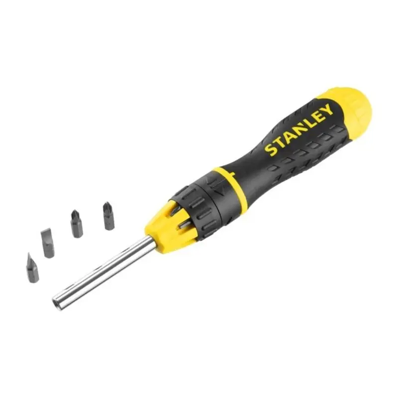 STANLEY Multi-Bit Ratcheting Screwdriver With Bit Set 0-68-010